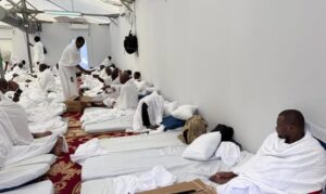 صورة تظهر حجاج سودانيين