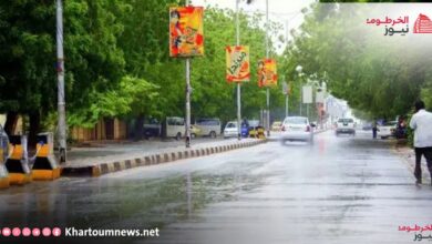 مناطق معرضة لهطول أمطار غزيرة وعواصف رعدية في السودان، مع التركيز على ولايات كسلا، ونهر النيل، والخرطوم، والقضارف، والجزيرة.