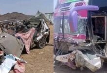 حادث سير يودي بحياة أسرة كاملة على طريق عطبرة – بورتسودان